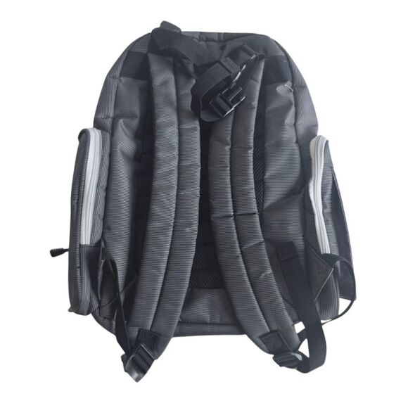 Jeep Adventures Backpack Diaper‎ Bag Grey Black Insulated Pocket - Picture 3 of 6